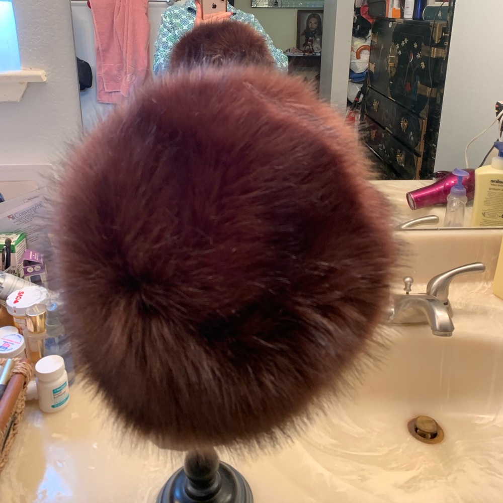 Satin lining faux mink Russian style